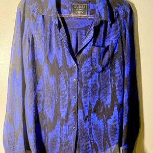 Guess , Button up Blouse , Size Large